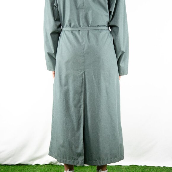 Croydon Teal Trench Coat, Size Small - Picture 9 of 9